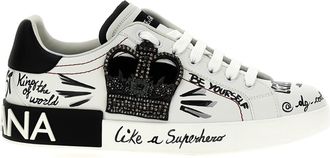 Dolce & Gabbana Bicolor Calfskin Mens Sneakers