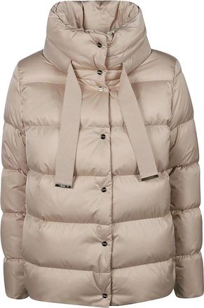 Herno Down Cape - Dames - Winterjassen - Beige - M - Jassen