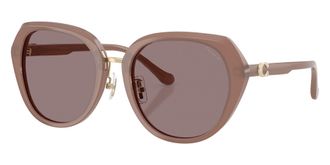 Coach Womens 55 mm Milky Pink Sunglasses