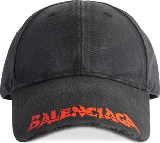 Balenciaga Hoeden - Heren - Petten - Zwart - M - Nylon - Accessoires