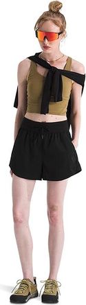 The North Face Aphrodite Arise 3 Shorts Womens Shorts TNF Black : 2XL 3, Elastane/Nylon