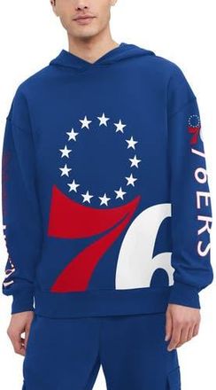 Tommy Jeans Mens Tommy Jeans Royal Philadelphia 76ers Kenny Pullover Hoodie at Nordstrom, Size Xx-Large