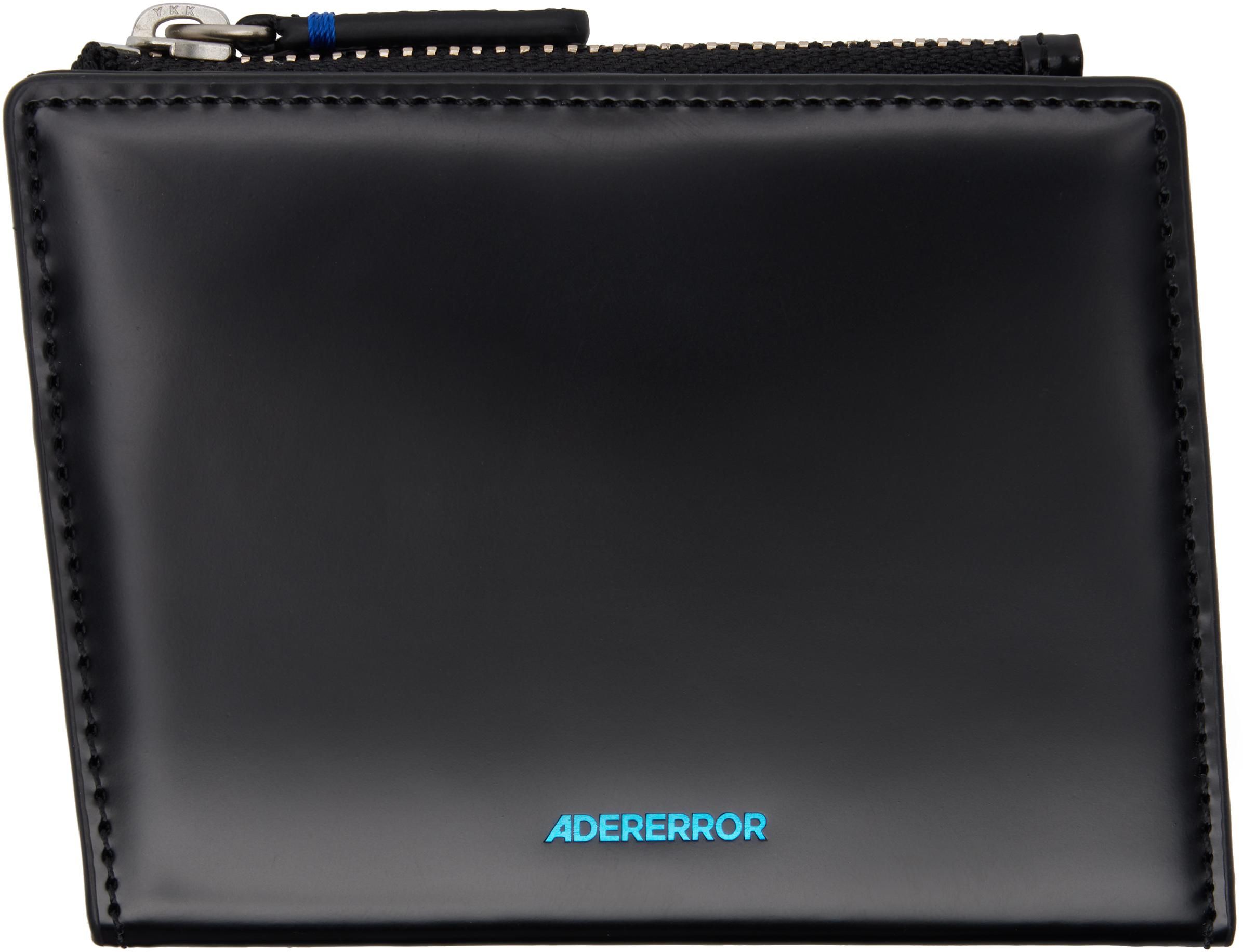 【関税込み】Card Holder - Ader Error - Leather - Black Ader Error Leather Card Holder | Black | FARFETCH