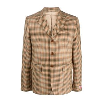 Kenzo Blazer de cuadros de botonadura sencilla - Jackets - Hombre - Multicolor - M
