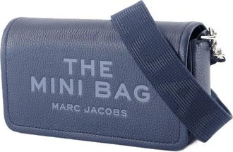 Marc Jacobs Womens The Mini Crossbody - Marc Jacobs Leather Blue Cowhide Bags Clutches