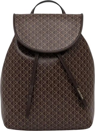 Calvin Klein Zainetto Mini Emblem - - Bags - Donna - Marrone - ONE SIZE