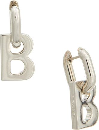 Balenciaga B Chain Earrings