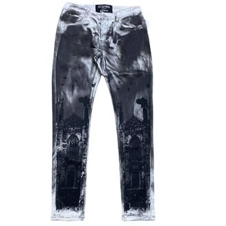 EN NOIR Mens Hendrix Denim Jean In Black Fade