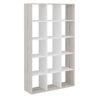 Calicosy Mueble de 15 casillas - L104,3 x H178 cm - Blanco