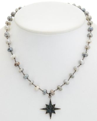 Rachel Reinhardt Jewelry Silver Gemstone Necklace