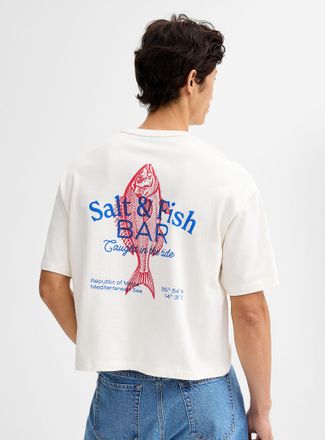 Le 31 Mens Summer destinations T-shirt Oversized fit