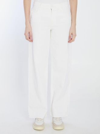 Mother De Spinner Zip Denim Jeans