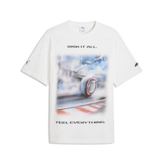 Puma T-shirt F1 Tyre dal taglio morbido da uomo, Accessori, Bianco, XXL