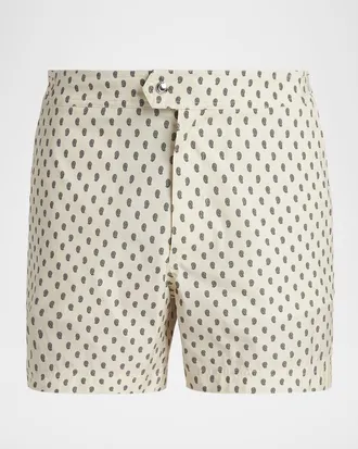 Tom Ford Men & apos;s Paisley-Print Swim Shorts