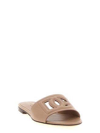 Dolce & Gabbana DG Millennials Slides - Beige