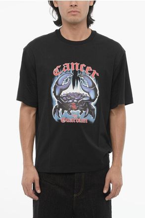 Neil Barrett Printed Slim Fit ROCK BAND ZODIAC CANCER Crew-Neck T-shirt size Xs