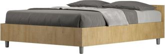 Les Tendances Letto alla Francese - NUAMO - Tipologia Letto: Senza Rete - Colore: Quercia Natura - Dimensione Rete: 140x200