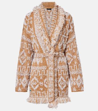 Alanui Cardigan Send Beat in misto lana