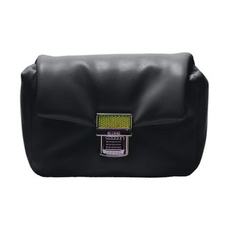 Msgm Cross Body Bags, female, Black, Size: ONE SIZE Click Bag Cross Body