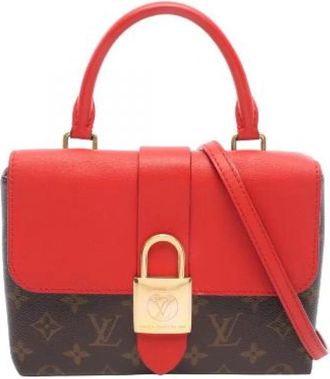 Louis Vuitton Pre-owned Locky BB Monogram 2way Handbag - Dames - Vintage Handtas - Bruin - ONE Size - Leer - Vintage