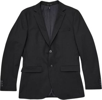 Selected Slim Fit Zwarte Blazer Twee-Knoop - Heren - Blazers - Zwart - S - Jassen