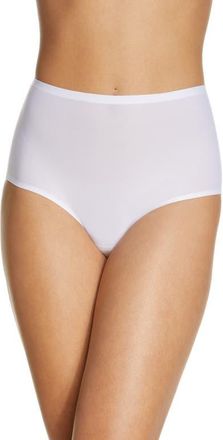 Chantelle Soft Stretch High Waist Briefs in White at Nordstrom