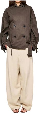 OOF Wear Dames, Jassen, Bruin, Maat: XS Katoen
