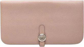 Herm&egrave;s Pre-owned portafogli di pelle - - Pre-owned - Donna - Rosa - ONE SIZE