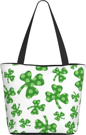 AOOEDM Irish-Shamrock Ladies Shopping Bag 13x11x7in.The Perfect ValentineS Day Gift.It Is The Best ValentineS Day Gift For Mom, Daughter, Wife,Etc