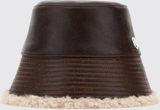 Stella McCartney Cappello bucket in Eco Alter Mat con logo metallico