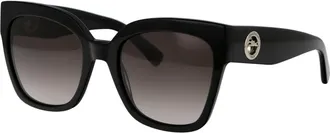 Longchamp Sunglasses, female, Black, Size: 55 MM Lo717S Sunglasses