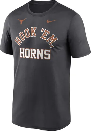 Nike Texas Primetime Arch Mantra Legend Nike Mens Dri-FIT College T-Shirt in Grey | NKGK06FTXE-ZZX
