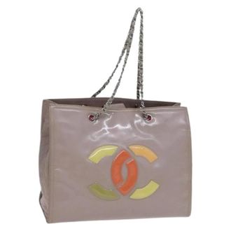 Chanel Pre-owned Tote Bags, female, Beige, Size: ONE SIZE Pre-owned Vintage Tote Bag