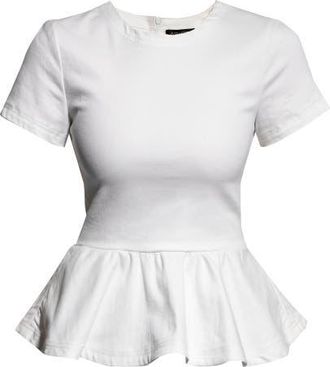 AS by DF Alexandria Top in White at Nordstrom, Size X-Large
