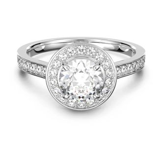 Swarovski Eleganter Kristallring - Dames - Ringen - Grijs - ONE Size - Accessoires