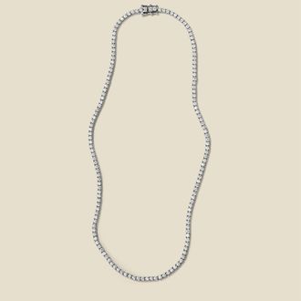 Made by Mary CZ Prong-Set Tennis Necklace
