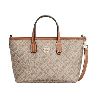 Tommy Hilfiger Monoplay Mini Tote LE - Bags - Mujer - Marr&oacute;n - ONE SIZE