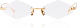 Anna-Karin Karlsson Crystal Nest Optical - Triangle - unisex - Zonnebrillen - Geel - ONE Size - Accessoires