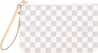 Louis Vuitton Pre-owned Clutches, female, White, Size: ONE SIZE Pre-owned Vintage Canvas Clutch