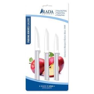 Rada Paring Knives Galore ProPak 3 Piece Knife Set in Silver at Nordstrom