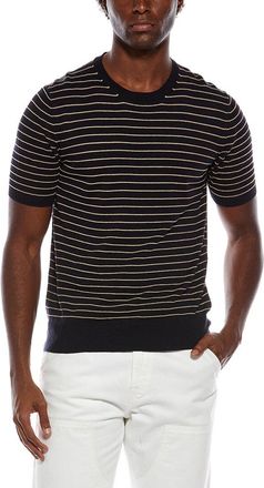 Isaia Silk & Linen-Blend Polo Shirt