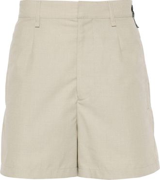 Fendi wool bermuda shorts - men - Polyamide/Virgin Wool/Cotton - 48 - Neutrals