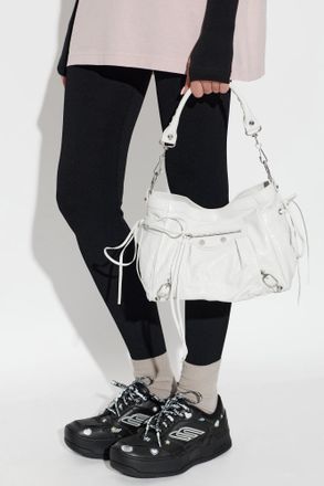 Balenciaga Le City Small Bag, Womens, White