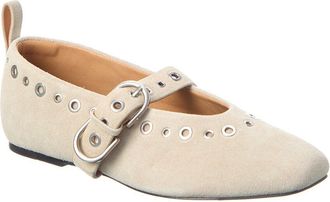 Rag & Bone Rag & Bone Spire Grommets Suede Mary Jane