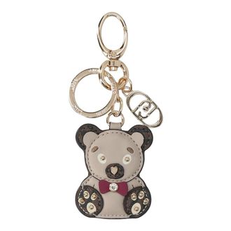 Liu Jo Portachiavi con Logo Orso - - Accessories - Donna - Beige - ONE SIZE
