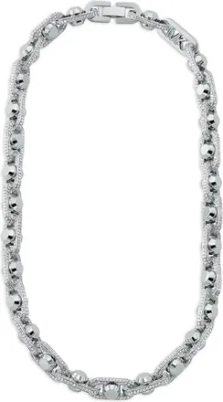 Michael Kors Collana a catena con borchie - Argento