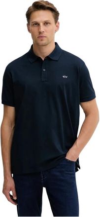 Paul & Shark Polo in cotone a doppio piqu&eacute; - - Tops - Uomo - Blu - L