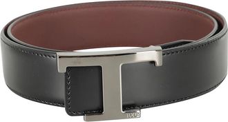 Tod's Riem - Heren - Riemen - Zwart - 85 CM - Accessoires