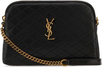 Saint Laurent Black Nappa Leather Gaby Crossbody Bag
