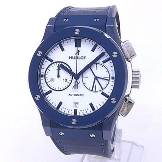 Hublot Pre-owned Hublot Classic Fusion Chronograph Boutique Ibiza Automatic White Dial Mens Watch 521.EX.2090.LR.IBZ19